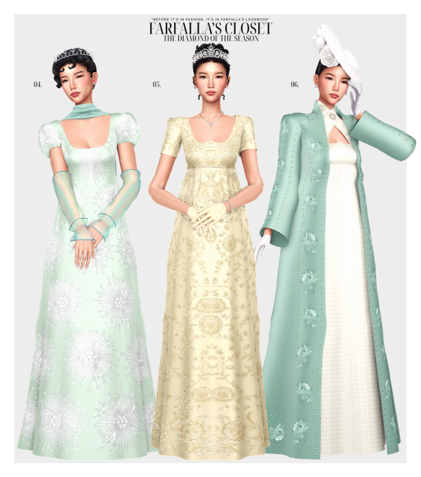 Mix RIDGERTON THE DIAMOND OF THE SEASON by simsfinds - The Sims 4 Custom Content