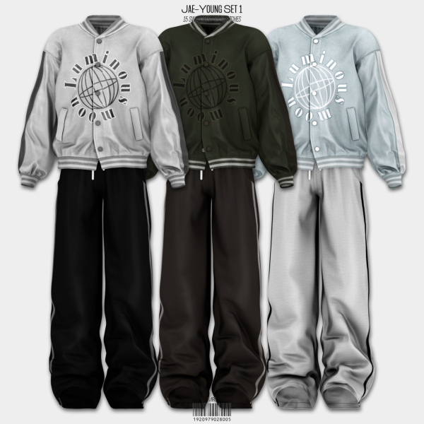 Alpha Jae young Set 1 by simsfinds - The Sims 4 Custom Content