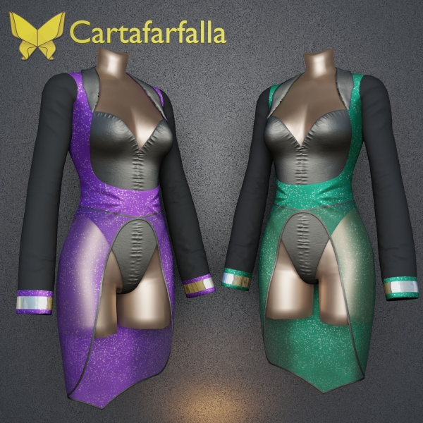 Alpha Cartafarfalla Astravelle noir by cartafarfalla - The Sims 4 Custom Content
