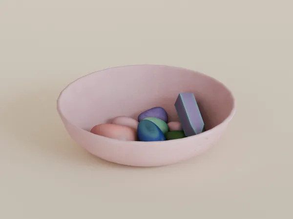 Mix Crystal Bowl - The Sims 4 Custom Content