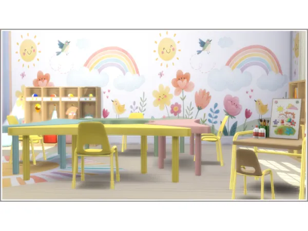 Maxis Match Kinder Garden (Room) - The Sims 4 Custom Content