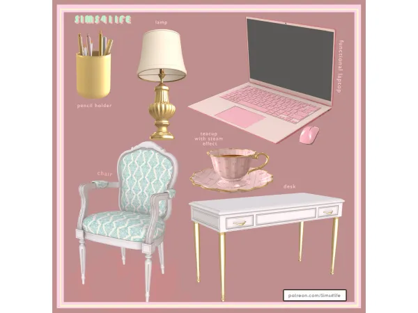 Alpha Blush set by Sims41ife - The Sims 4 Custom Content