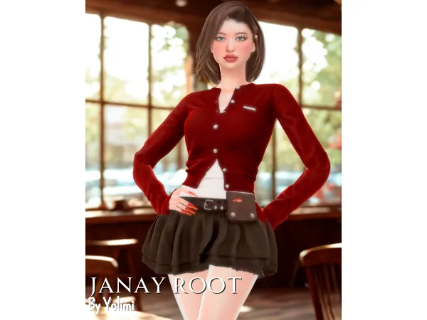 Sims 4 Janay Root by Yolimi