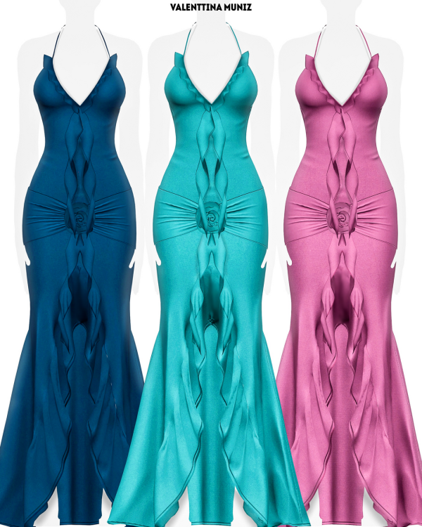 Alpha Bzio Dress Marinada Collection by valentinamuniz - The Sims 4 Custom Content