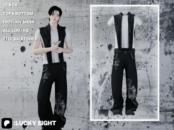 Alpha 2604 pants (DOWNLOAD FREE) - The Sims 4 Custom Content