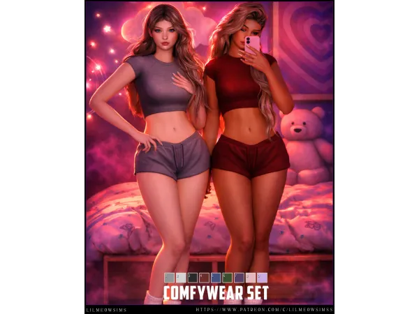 Alpha ComfyWear Set - The Sims 4 Custom Content