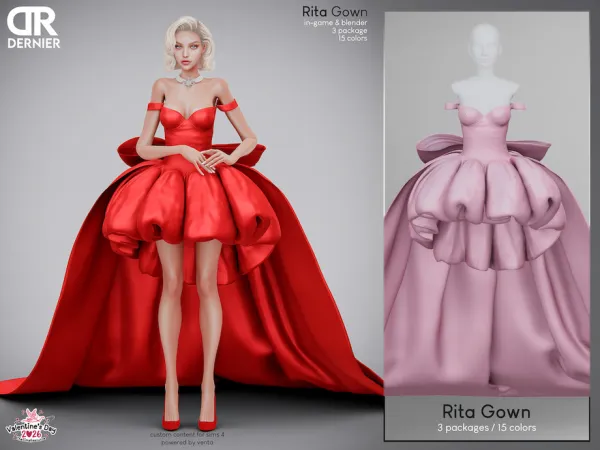 DERNIER - Rita Gown by VentaStudio