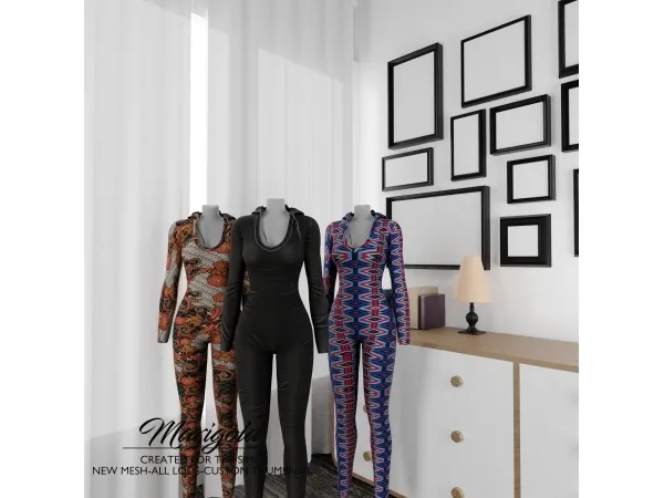 Sims 4 MARIGOLD TS4- AIMEE JUMPSUIT