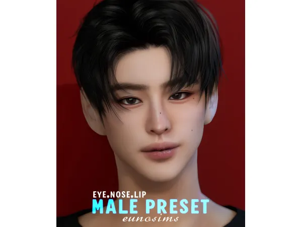 Mix male preset set by eunosims - The Sims 4 Custom Content