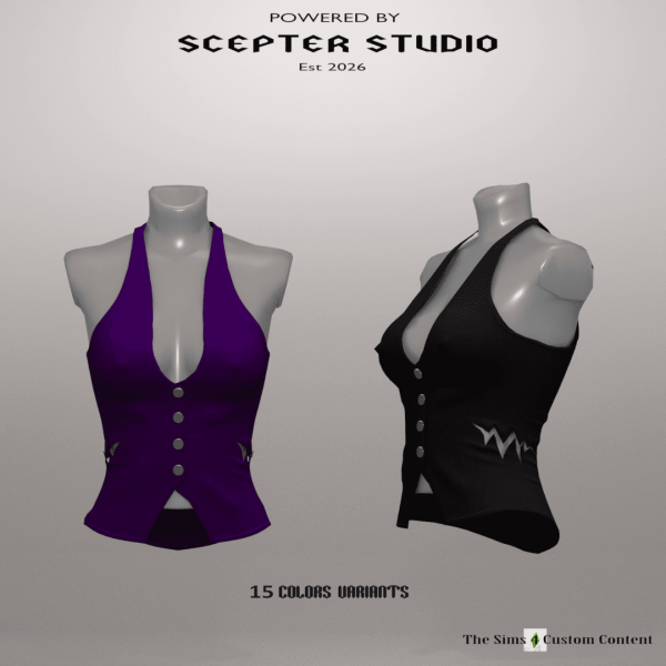 Alpha Aveline Cloth by scepterstudio - The Sims 4 Custom Content