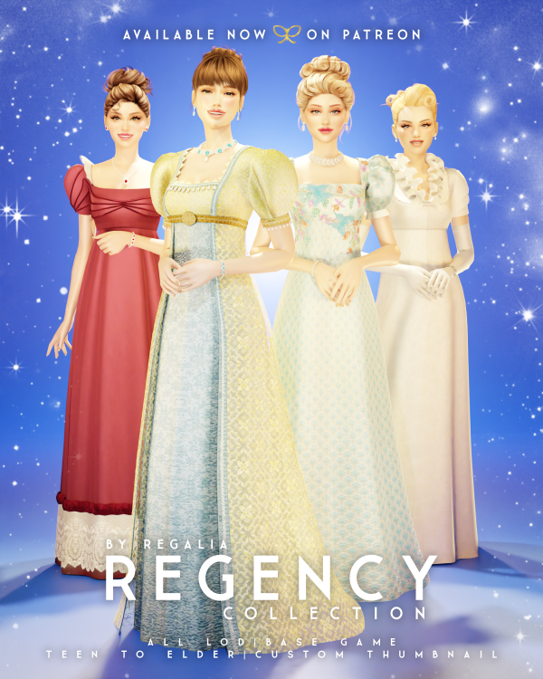 Mix The Regency Collection is Here by simsfinds - The Sims 4 Custom Content