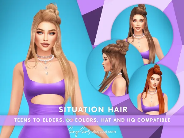 Sims 4 Situation Hair
