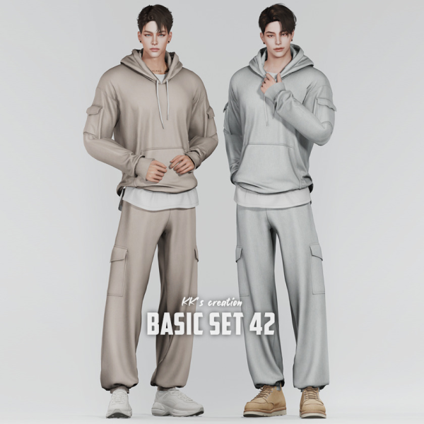 Alpha [KK] BASIC SET 42 by simsfinds - The Sims 4 Custom Content