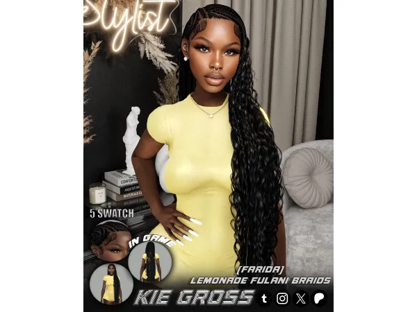 Alpha Farida by Kiegross - The Sims 4 Custom Content
