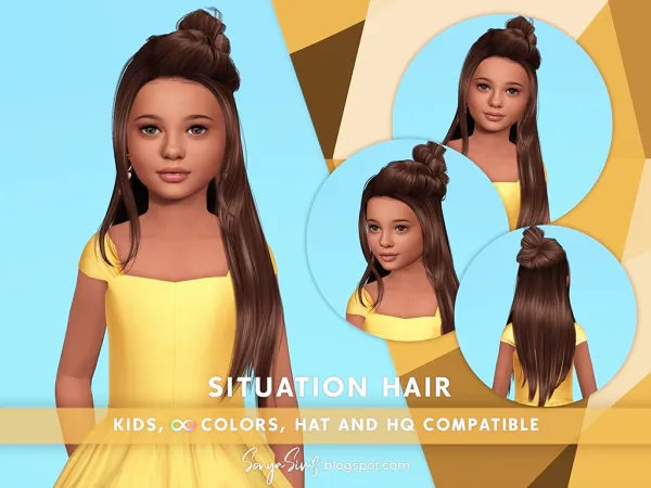 Sims 4 Situation Hair Kids