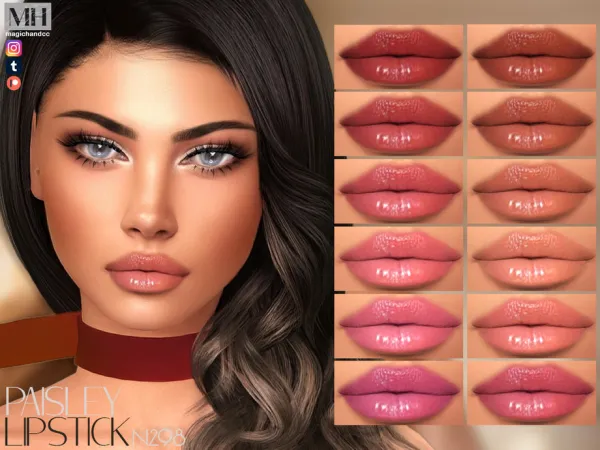 Sims 4 Paisley Lipstick N298