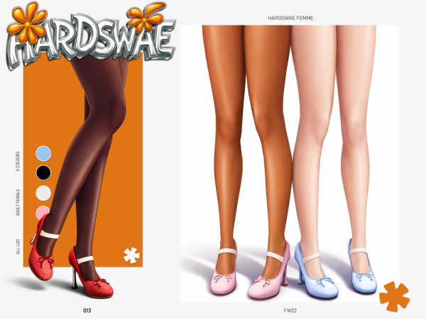 Alpha [HRDSWAE] FREE LOVE DAY GIFT fw2022 MiuMiu MJ Heel by simsfinds - The Sims 4 Custom Content