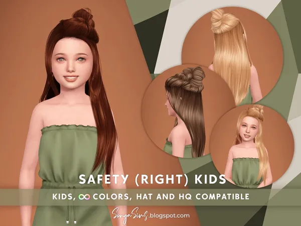 Sims 4 Safety Hair Kids
