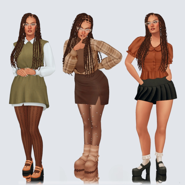 Mix maya everyday lookbook by simsfinds - The Sims 4 Custom Content
