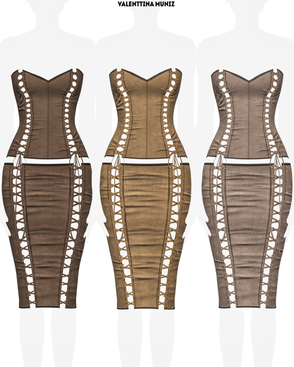 Alpha Manhattan Dress Valenttina Muniz by valentinamuniz - The Sims 4 Custom Content