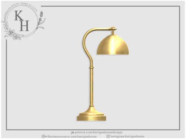 Alpha [khd] workstation lamp - The Sims 4 Custom Content