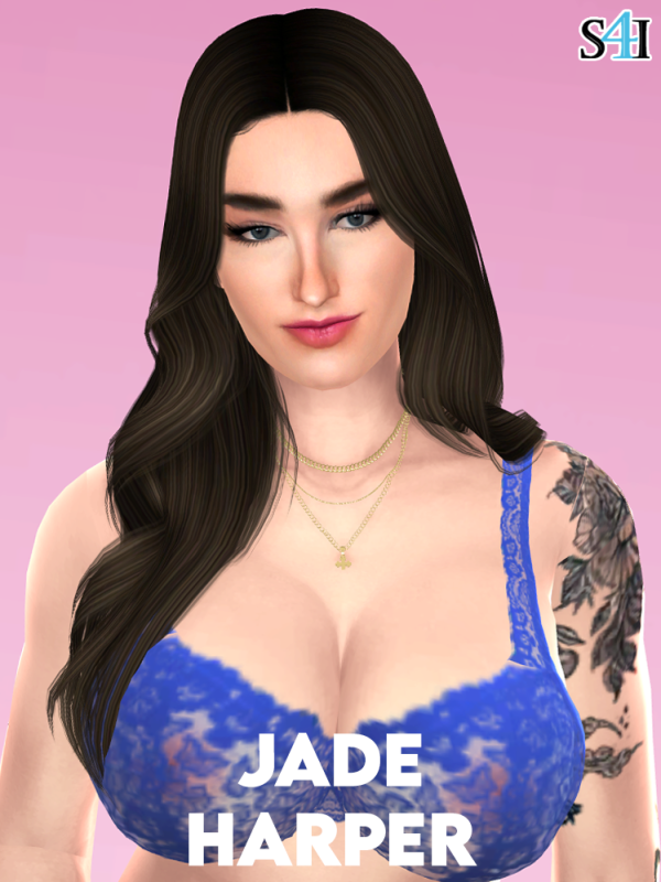 Alpha Sims 4 CAS Jade Harper by sims4imagination - The Sims 4 Custom Content
