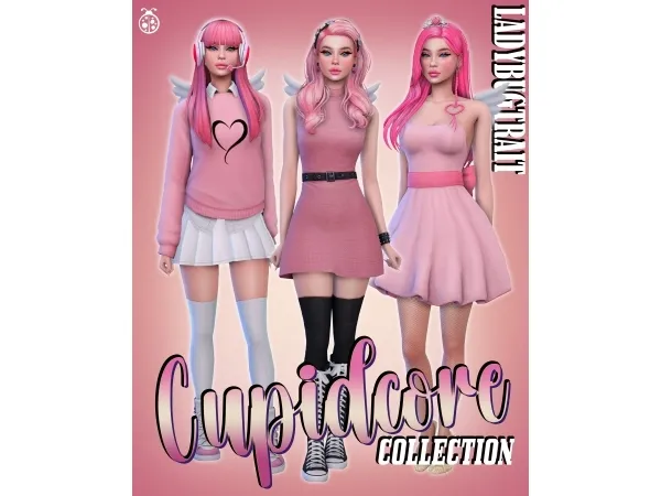 Maxis Match Cupidcore Collection - The Sims 4 Custom Content
