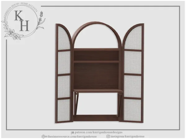 Alpha [KHD] Workstation Desk - The Sims 4 Custom Content