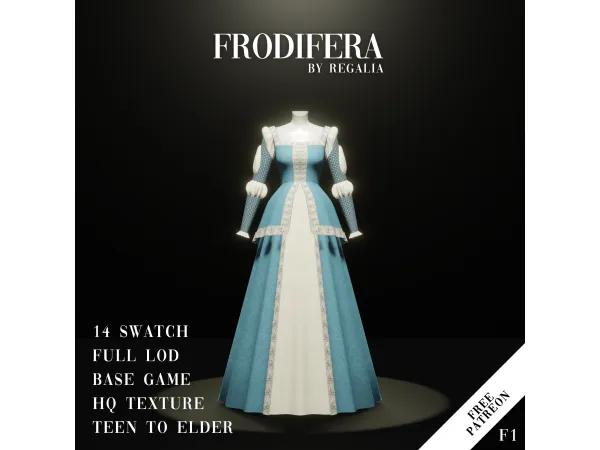 Mix FRODIFERA F1 by simsregalia - The Sims 4 Custom Content