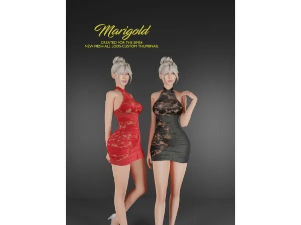 Sims 4 MARIGOLD TS4_LEONY