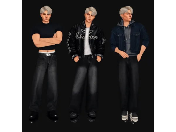 Alpha nolan lookbook by chatfairy - The Sims 4 Custom Content