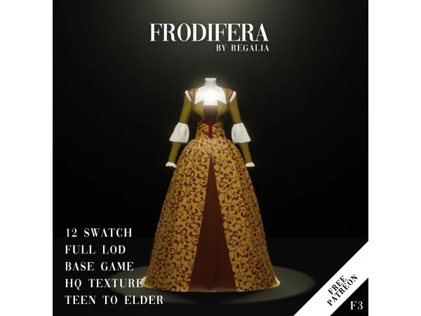 Alpha FRODIFERA F3 by simsregalia - The Sims 4 Custom Content