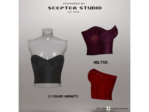 Sims 4 Lenore Halter by Scepter