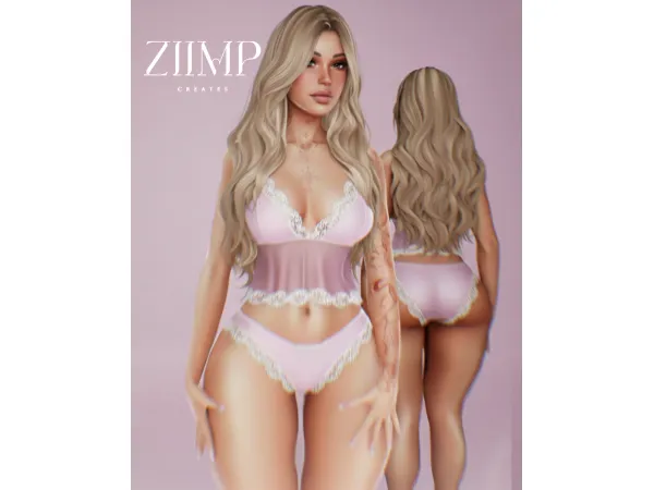 Alpha Girly girl by ziimp - The Sims 4 Custom Content