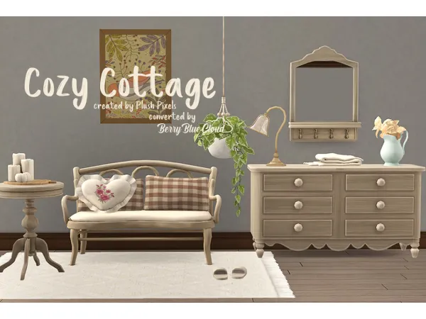 [BerryBlueCloud] Cozy Cottage by simsfinds - The Sims 2 Custom Content