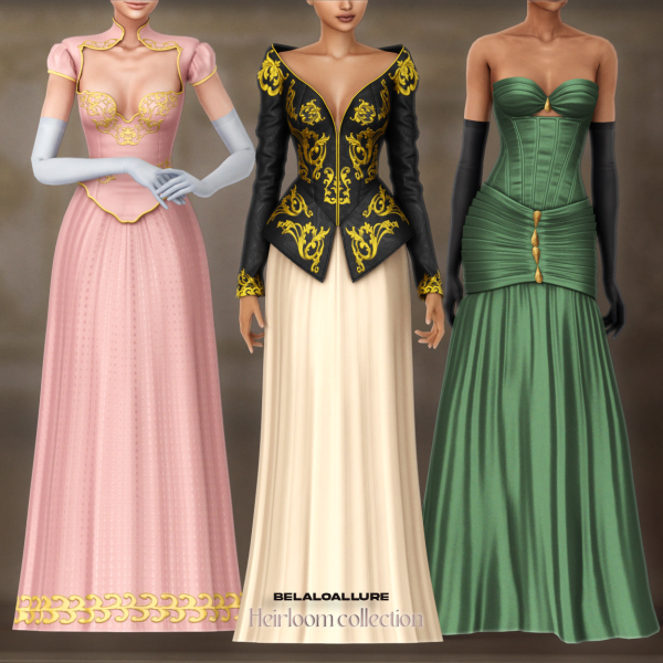 Alpha Belaloallure_Heirloom collection by simsfinds - The Sims 4 Custom Content