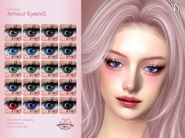 Sims 4 VELYSEA Amour EyesV2 by VELYSEA