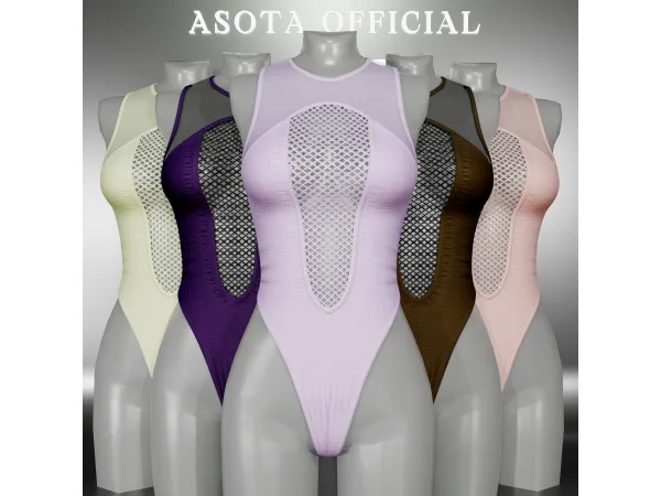 Alpha [ASOTA OFFICIAL] Veggie Swimsuit - The Sims 4 Custom Content