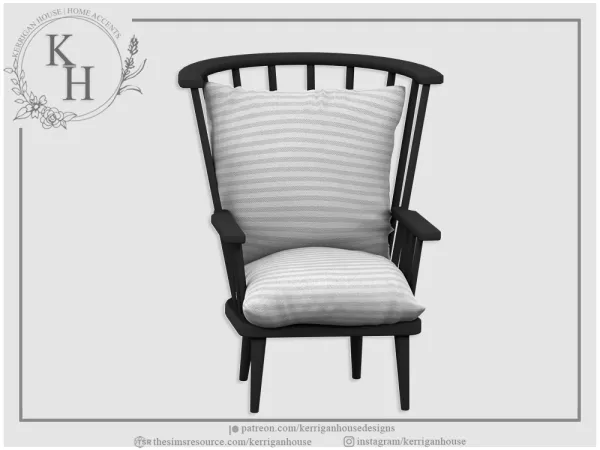 Alpha [khd] lockwood armchair - The Sims 4 Custom Content