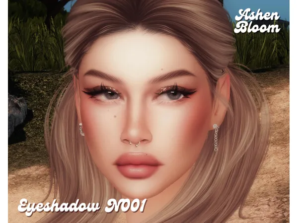 Sims 4 Eyeshadow N001 - AshenBloom