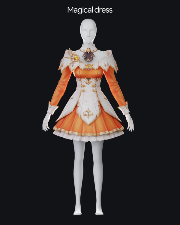 Mix simsonico Magical Girl Dress by simsfinds - The Sims 4 Custom Content