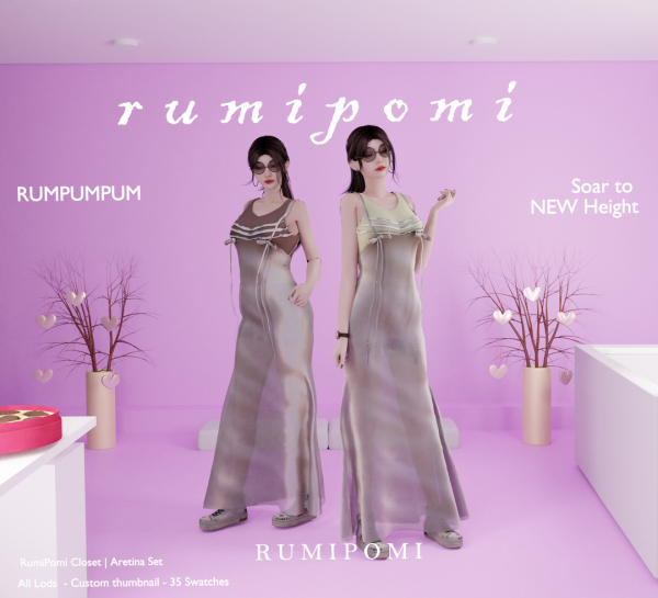 Alpha Rumpumpum_Aretina Set by rumi_pomi - The Sims 4 Custom Content
