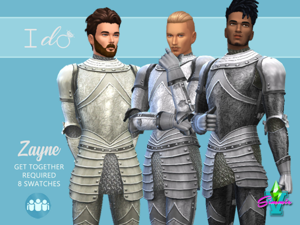 Mix SimmieV I Do Zayne Armor by SimmieV - The Sims 4 Custom Content