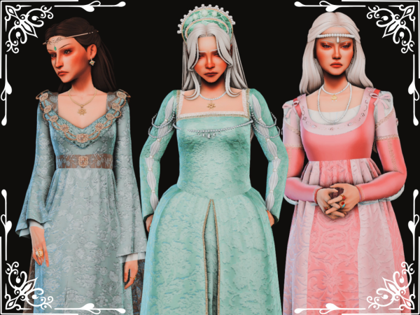 Mix dresses Iu2019ve commissioned from regalia by westerosisim - The Sims 4 Custom Content