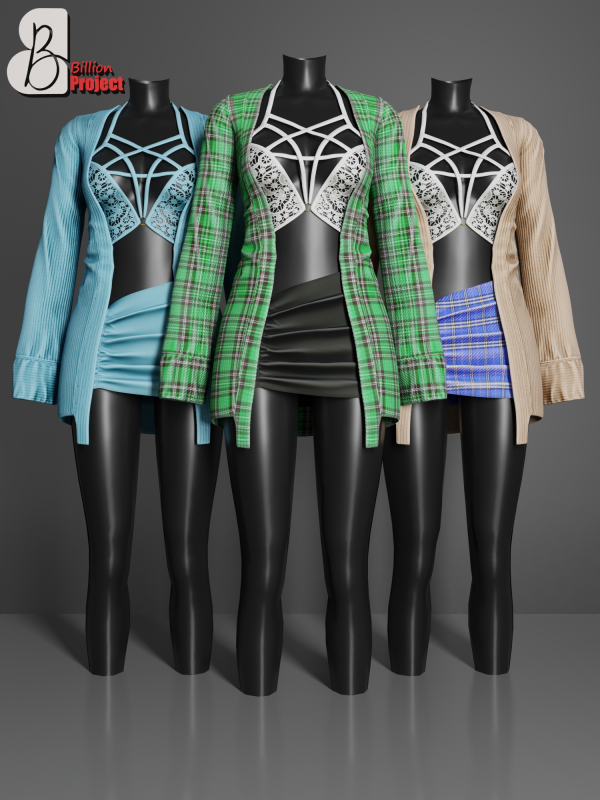 Alpha BillionProject Menere Set by billion_project666 - The Sims 4 Custom Content