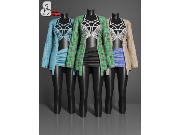Alpha BillionProject Menere Set - The Sims 4 Custom Content