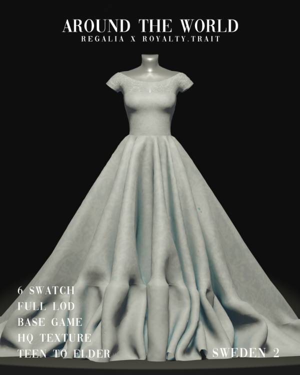 Mix Around the World Regalia X Royalty by simsfinds - The Sims 4 Custom Content