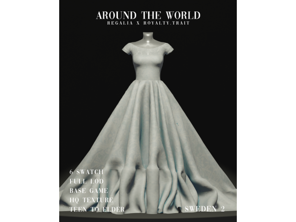 Mix Around the World Regalia X Royalty by REGALIA - The Sims 4 Custom Content