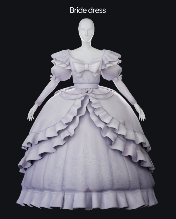 Mix simsonico Bride Dress by simsfinds - The Sims 4 Custom Content