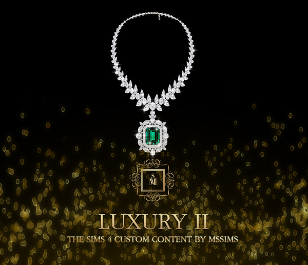 Alpha LUXURY II NECKLACE by simsfinds - The Sims 4 Custom Content